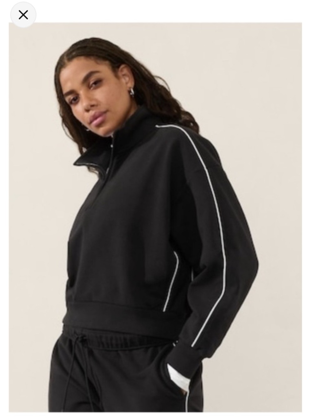 Athleta Forever Fleece Quarter Zip - Picture 2 of 2
